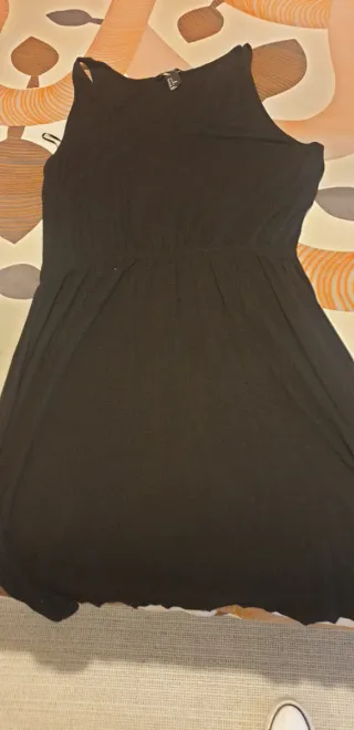 Vestido verde fluido talla única