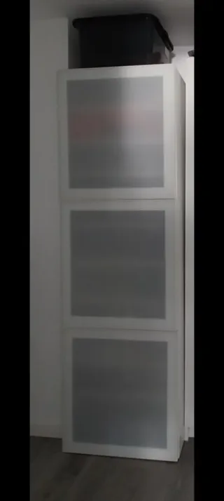 Mueble Ikea puertas cristal opaco