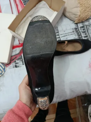 Zapatos de flamenco negros