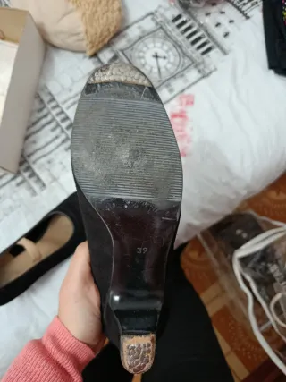 Zapatos de flamenco negros