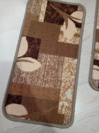 2 Tappetini Copri Gradini Antiscivolo mis. 28x57