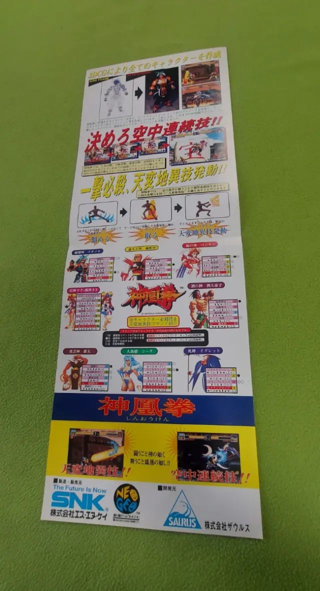 Póster SNK Ragnagard NEO GEO AES