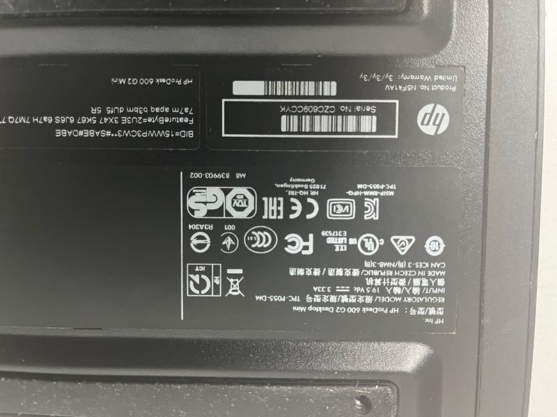 MiniPc HP 16Gb DDR4 . 240Gb M.2 afbeelding 4