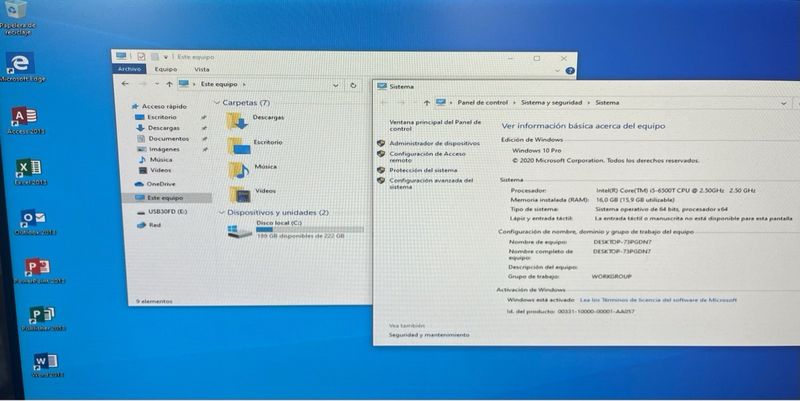 MiniPc HP 16Gb DDR4 . 240Gb M.2 afbeelding 5