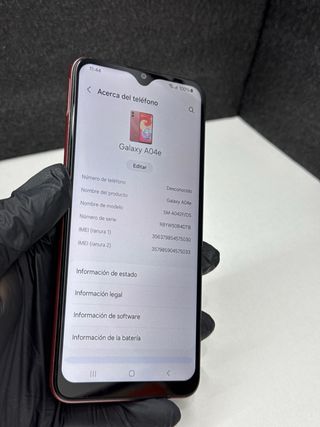 Samsung Galaxy A04e Rojo 64GB