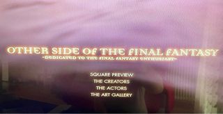 DVD Final Fantasy X - Other Side of the Fantasy