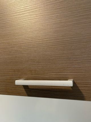 12 Tiradores de armario plateados