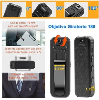 Camara Corporal Full HD 1080p