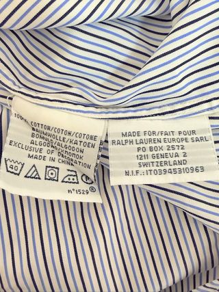 Camicia Ralph Lauren a Righe Uomo M