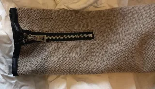 Cazadora vintage Eternal beige y negra Talla XXL