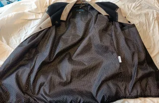 Cazadora vintage Eternal beige y negra Talla XXL