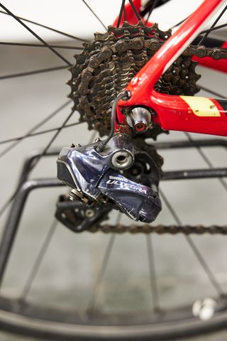 Bicicleta Trek Carbono Roja Carretera