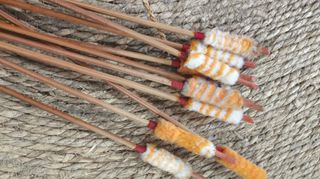 Flechas indias de madera