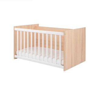 Cuna madera multifuncional con colchon nuevo