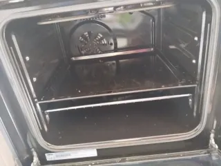 Vitrocerámica y Horno Blanco