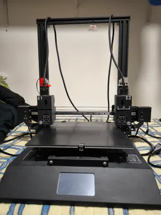 Impresora 3D Doble Cabezal Negra