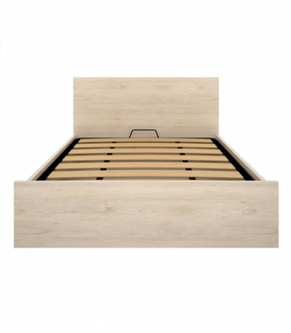 Cama Canapé Con Cabecero. Natural