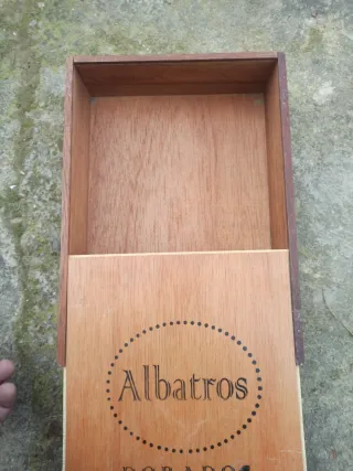 Scatola vuota di sigari in legno Albatros Dorados