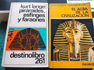 2x10€ Libros sobre Egipto