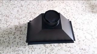 Campana metallica per barbecue/camino 80cm