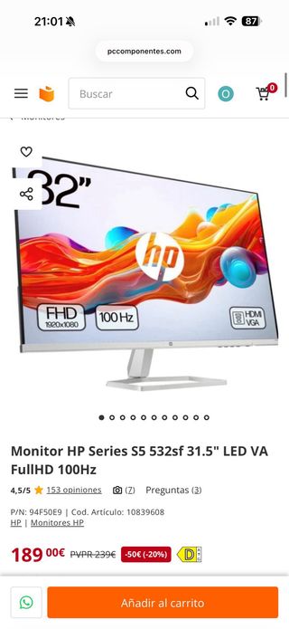 Ordenador de sobremesa completo