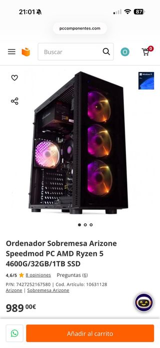 Ordenador de sobremesa completo