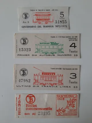 Lote Billetes Transporte Colección