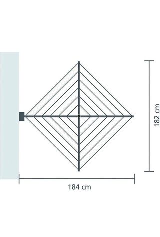 Tendedero metálico plegable