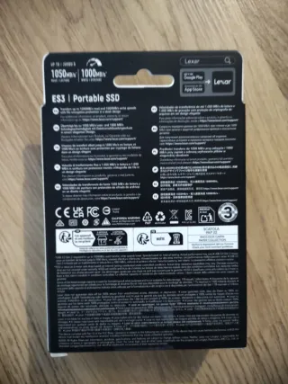 Lexar ES3 SSD Portátil 2TB USB 3.2 Gen 2