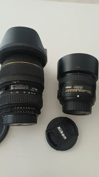 Objetivos + Flash Godox y Disparador Nikon