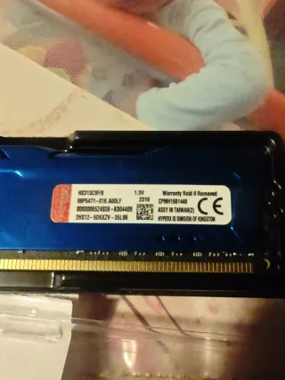 2x HyperX Fury DDR3 8GB RAM
