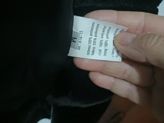 Chaqueta de pelo sintético negra mujer