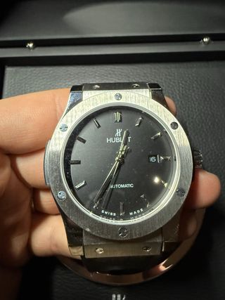 Orologio automatico di lusso con scatola espositiva