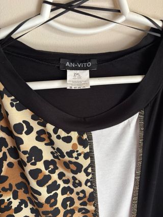 Camiseta Anvito Talla XXL Animal Print