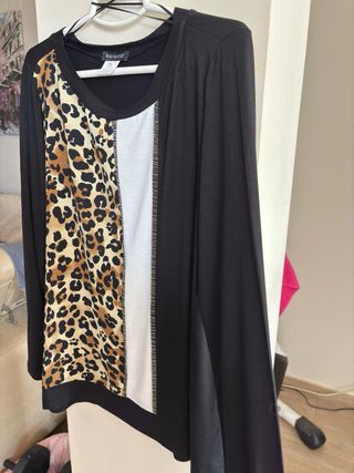 Camiseta Anvito Talla XXL Animal Print