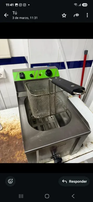 Freidora profesional poco uso