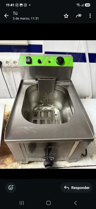 Freidora profesional poco uso