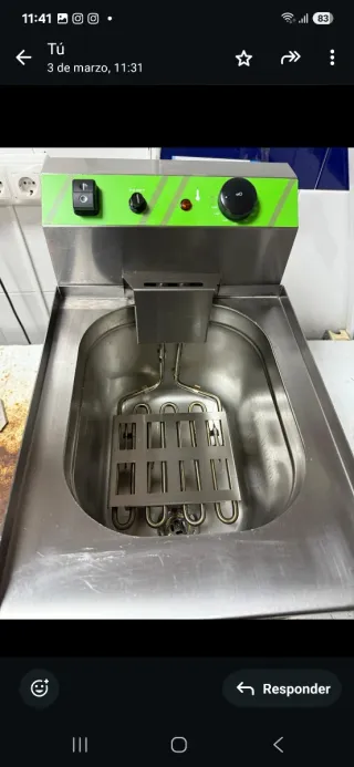 Freidora profesional poco uso