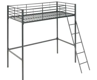 Litera metálica gris