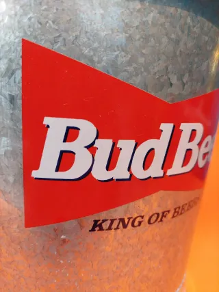 Cestello porta birre Bud Beer vintage