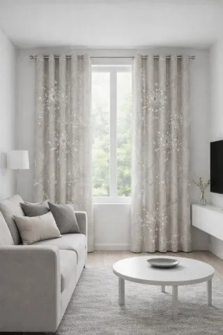 Coppia Tende tortora 140x285