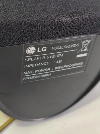 Subwoofer LG  Home Cinema