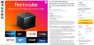 Amazon Fire TV Cube 4K Negro