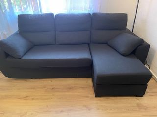 Sofá Cama Negro desenfundable