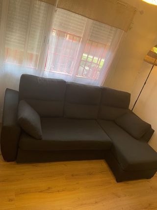 Sofá Cama Negro desenfundable