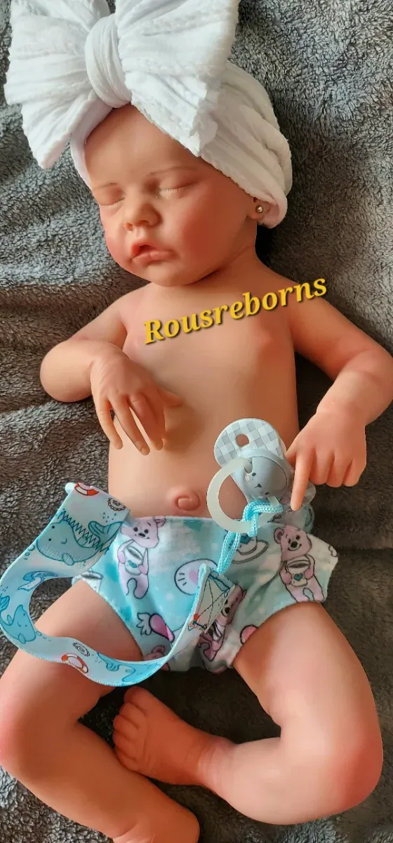 Bambina Reborn in silicone marshmallow 46cm