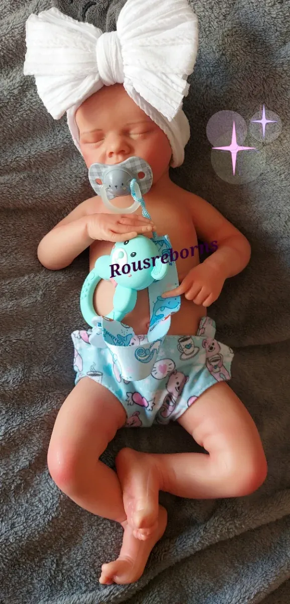 Bambina Reborn in silicone marshmallow 46cm