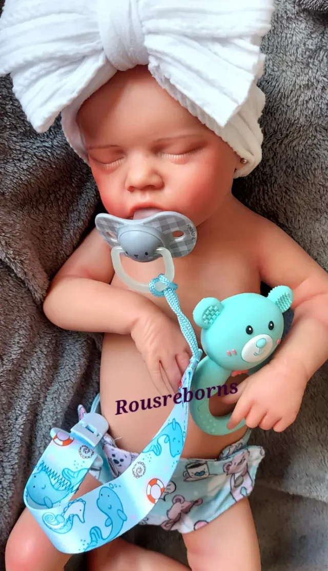 Bambina Reborn in silicone marshmallow 46cm