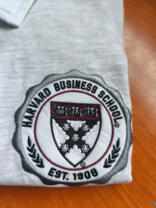 Polo Champion manga larga gris talla S.