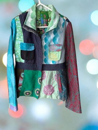 Chaqueta Desigual Patchwork Multicolor
